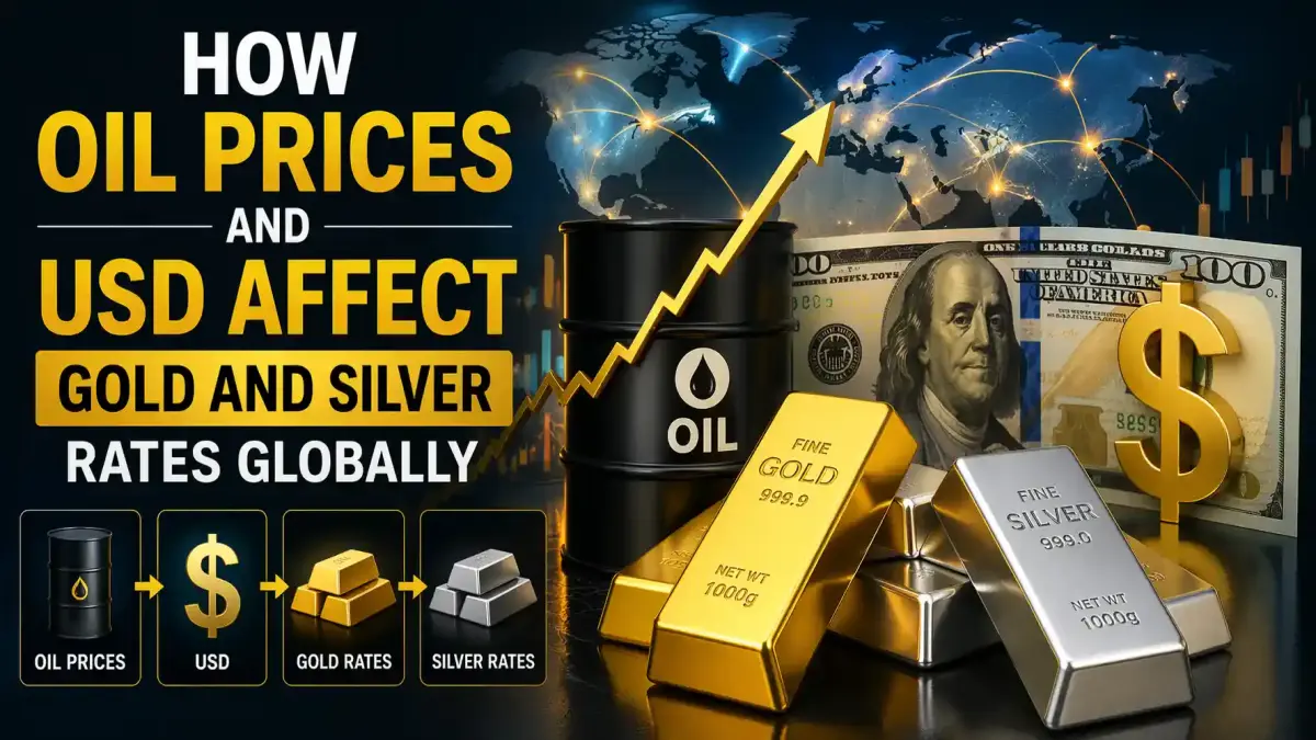 How Oil Prices & USD Affect Gold and Silver Rates Globally
