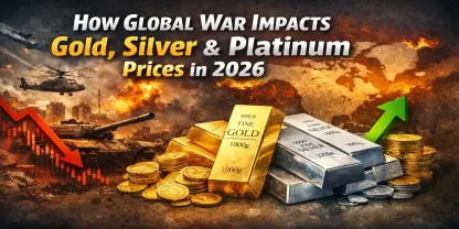 How Global War Impacts Gold, Silver & Platinum Prices in 2026